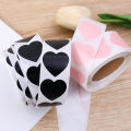 500Pcs/Roll Love Heart Shaped Sticker Seal Labels Birthday Party Gift Packaging Cute Stationery Sticker Scrapbooking For Craft. 