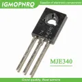 3Pcs- MJE340 MJE 340 E340 NPN Transistor 300V 5A 20W Electronic Power Transistor NPN Switch Mode Triode Bipolar Transistor TO-126 Package 3Pin Leads . 