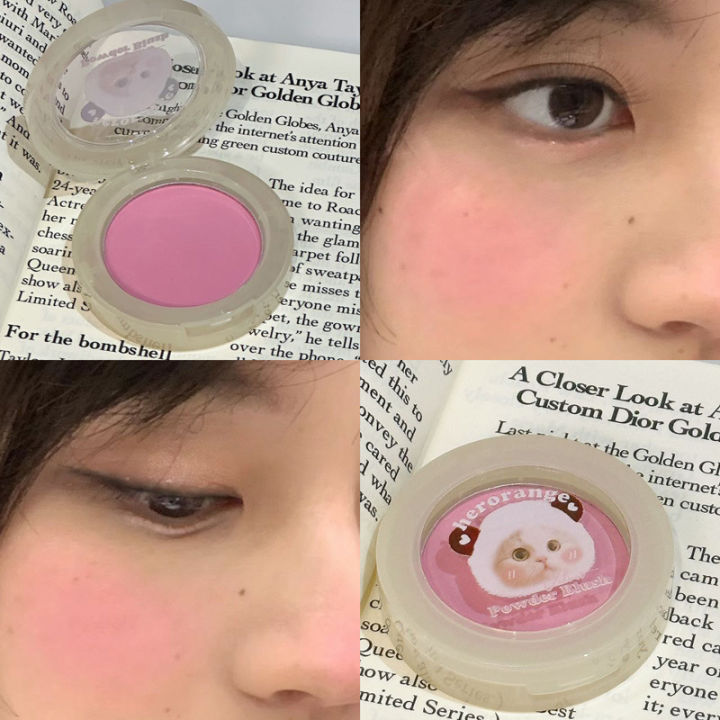 HERORANGE~Cute%20meow%20meow%20monochrome%20blush%20highlighter%20contour%20peach%20atmosphere%20brightening%20-%20Image%208