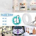 Multipurpose Wall Tape Adhesive Strips Removable Tape Washable Heavy Duty Mounting Tape Gel Poster Tape for Home Office.