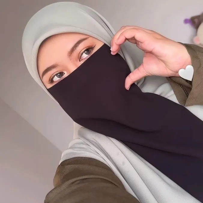 Naqab Patti Half Face Covering for Women Pakistani Style Half