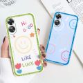 For OPPO A17 A17K Case Silicone Soft Phone Cover For OPPO A 17 A17 K OPPOA17 CPH2477 Flower Cloud Funda Couqe Shell Cases Bumper.