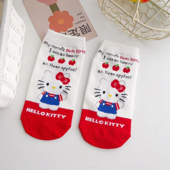 Japanese%20cartoon%20Hello%20Kitty%20mid-tube%20women's%20socks%20socks%20women's%20cute%20cartoon%20anime%20stockings%20spot%20-%20Image%203