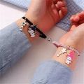 2pcs Magnetic Couple Bracelets Mutual Attraction Relationship Matching Friendship. 