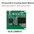 60GHz Millimeter Wave Radar Passenger Flow Statistics Sensor Module LD6001C Entrance&Exit Counting Detection. 