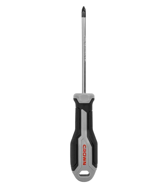 CROWN Phillips Star Screwdriver PH2X100mm Cr V Bi material handle CPHDS APH210 Daraz .bd