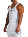 Canis-Men's Vest, Sleeveless Casual Print Running Sports Athletic Fitness Shirts Summer Muscle Tanks. 