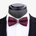 Rhinestone Butterfly  British Men's Wedding Groom Bow Tie. 