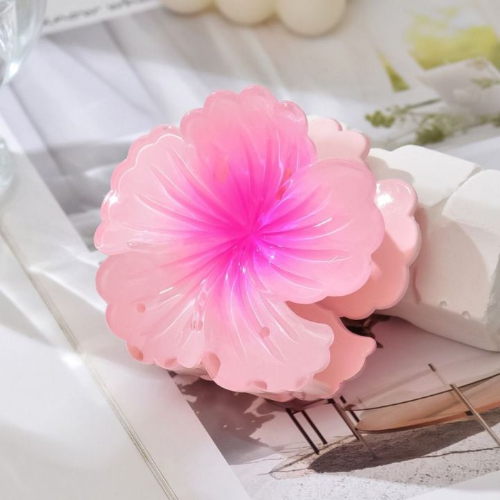 Fashion%20Bohemian%20Style%20Egg%20Blossom%20Hair%20Clips%20Gradient%20Color%20Headwear%20Flower%20Shape%20Claw%20Clips%20Colorful%20Simple%20Hair%20Barrette%20Girls%20-%20Image%202