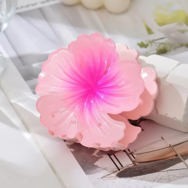 Fashion%20Bohemian%20Style%20Egg%20Blossom%20Hair%20Clips%20Gradient%20Color%20Headwear%20Flower%20Shape%20Claw%20Clips%20Colorful%20Simple%20Hair%20Barrette%20Girls%20-%20Image%202