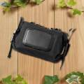 outdoor camping tissue box cover rectangular Black.