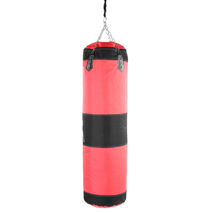 Empty%20boxing%20sand%20bag%20han%20g%20kick%20sandbag%20training%20fight%20karate%20punch%20punching%20metallic%20chain%20hook%20caribiner%20-%20Sustainable%20Option%20-%20Image%203