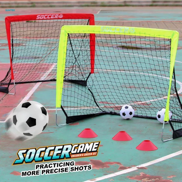 Kids%20Soccer%20Goal%20Practice%20Easy%20Assembly%20with%20Inflator%20Stakes%20Soccer%20Training%20Gear%20for%20-%20Image%202