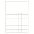 Time Plan Whiteboard Magnetic Erasable Monthly Weekly Plan Schedule Home Office. 