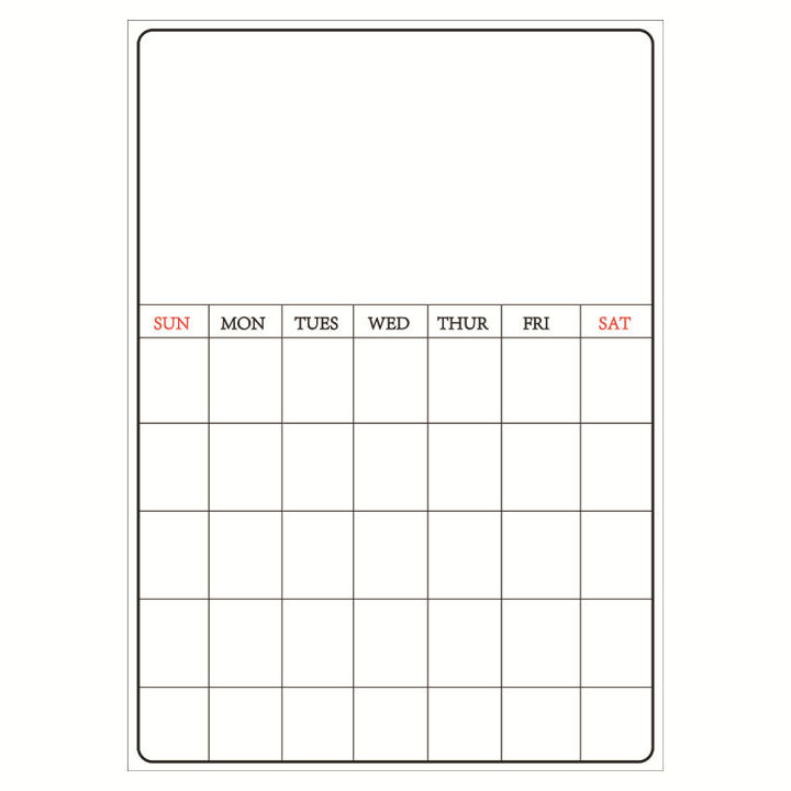 Time Plan Whiteboard Magnetic Erasable Monthly Weekly Plan Schedule Home Office