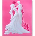 Silicone mold Bride and Groom clay resin silicone mold.