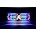 Motorcycle DRL Strobe Brake Lamp LED Flash Stop Light Flow RGB Colorful LED License Plate Warning Daylight 12V DC 1 Piece.