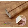 300 x 60 cm Self Adhesive Wood Grain Furniture Stickers PVC Wallpaper cabinets Gloss Film Vinyl Counter Top Decal ( 10x2 feet). 