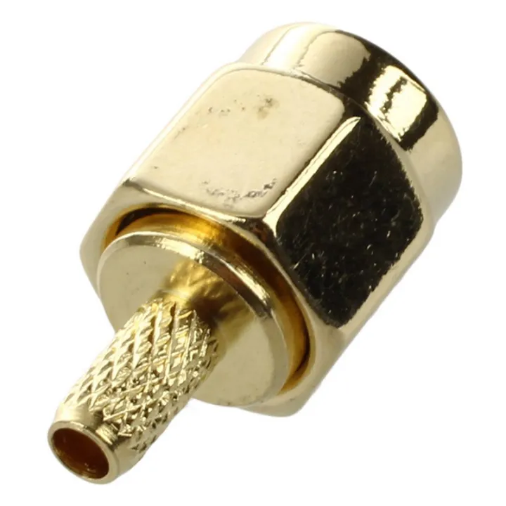10Pcs%20SMA%20Male%20Plug%20Straight%20Crimp%20RG316%20RG174%20Rf%20Adapter%20Connector%20-%20Image%202
