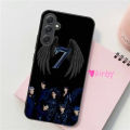 【Healer DingD】 KPOP B-BTS Mobile Cell Phone Case for Samsung Galaxy A91 70 54 53 52 34 24 21 Note 20 10 M54 Plus Ultra 5G Black Cover Funda. 