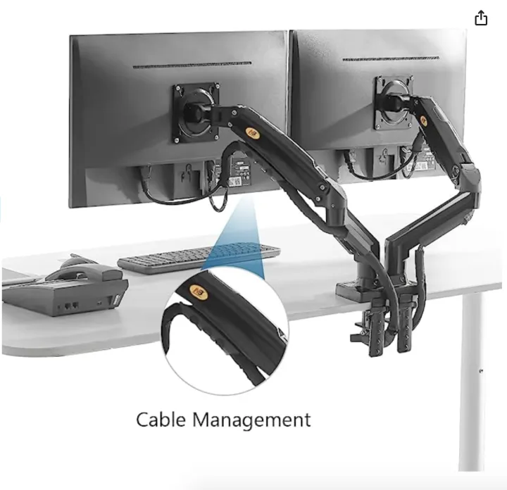 NB%20North%20Bayou%20Dual%20Monitor%20Desk%20Mount%20Stand%20Full%20Motion%20Swivel%20Computer%20Monitor%20Arm%20for%20Two%20Screens%2017-27%20Inch%20with%204.4~19.8lbs%20Load%20Capacity%20for%20Each%20-%20Image%206