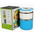2 LAYER STAINLESS STEEL INSOLUTION LUNCH BOX 930ML..
