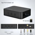 Bluetooth 5.0 Transmitter Receiver for TV to Headphones with Volume Control, Low Latency Wireless Audio Adapter.