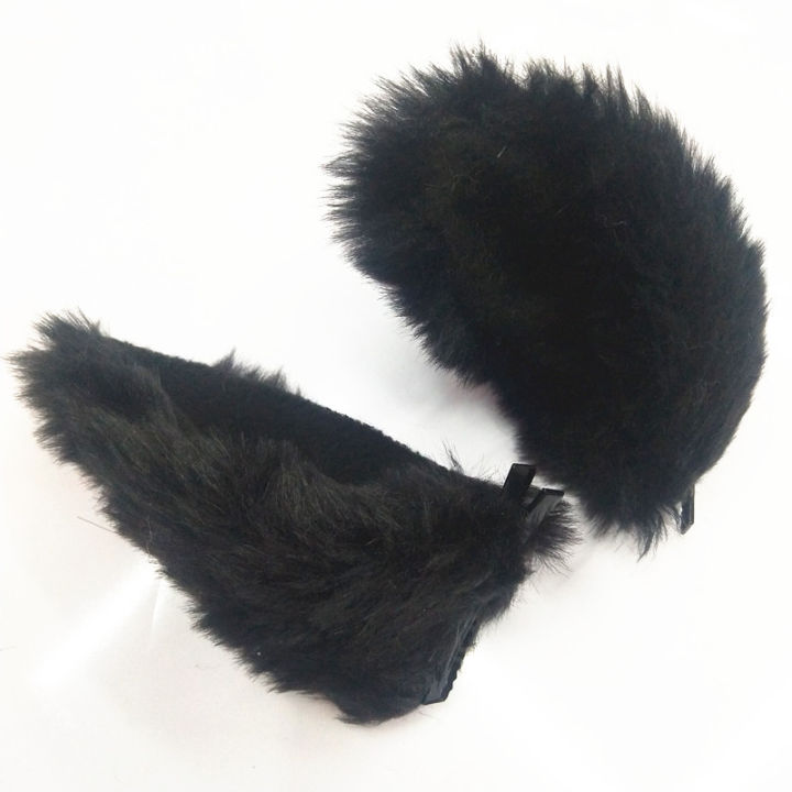 Fox%20ear%20hairpins%20Fur%20hair%20clips%20Hair%20accessories%20Animal%20ear%20headbands%20Cosplay%20ear%20decorations%20-%20Image%203