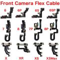 Front Camera With Proximity Sensor Flex Cable For iPhone 6 6P 6S 7 7P 8 Plus X XR XS Max Face Camera Module Replacement·.