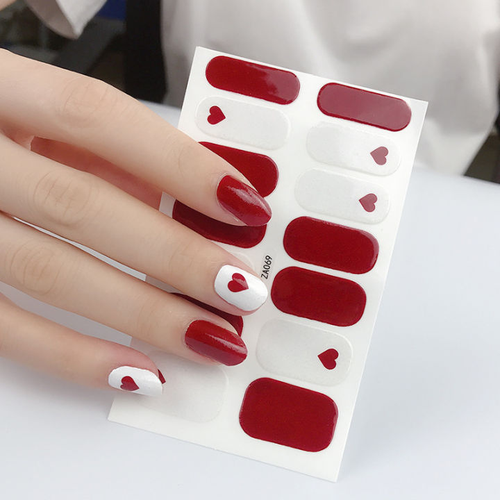 Cartoon%20nail%20stickers%20new%20nail%20patches%20waterproof%20nail%20stickers%20for%20pregnant%20women%20-%20Image%202