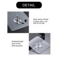 Hook Non-Marking Screw 10Pcs Punch-Free Wall Stickers Home Seamless Nail With Nut And Nut Cap. 