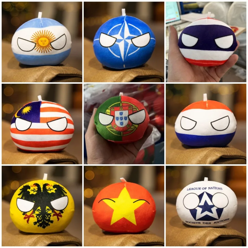 Polandball plush dolls All USA ポーランドボール