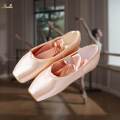 Professional Satin Ballet Pointe Shoes & Ribbon Dance Toe Shoe US3-9 34. 