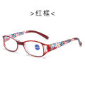 Anti-Blue Light Folding Reading Glasses Wholesale 2024 New Style Flower Hollow out Presbyopic Glasses Men and Women Convenient Presbyopic Glasses.