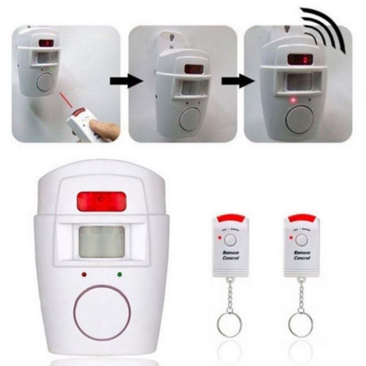Home%20System%20IR%20Infrared%20Motion%20Sensor%20Alarm%20Security%20Detector%20105dB%20Alarm%20Monitor%20Wireless%20Alarm%20System+2%20Remote%20Controllers%20-%20Image%203