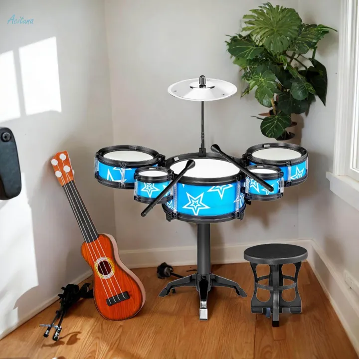 Simulation%20Drum%20Sets%20Preschool%20Learning%20Toys%20for%20Children%20Kids%20Holiday%20Gifts%20-%20Image%202