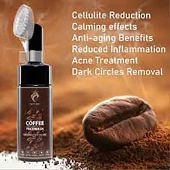 Caffeine Foaming Face Wash With Built-In Face Brush