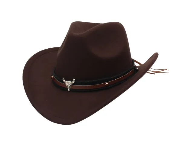 Fibonacci%20West%20Cowboy%20Hat%20Fashion%20Wool%20Felt%20Metal%20Bull%20Head%20Decoration%20Sombrero%20Men%20Women%20Cap%20-%20Image%208