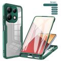 Phone case Xiaomi Poco M6 Pro 4G Poco M6Pro Poco M 6 Pro M6Pro 4G Transparent Protector with Mobile phone Film Cover Double Protect shield Full Cover Armor Cover cases. 