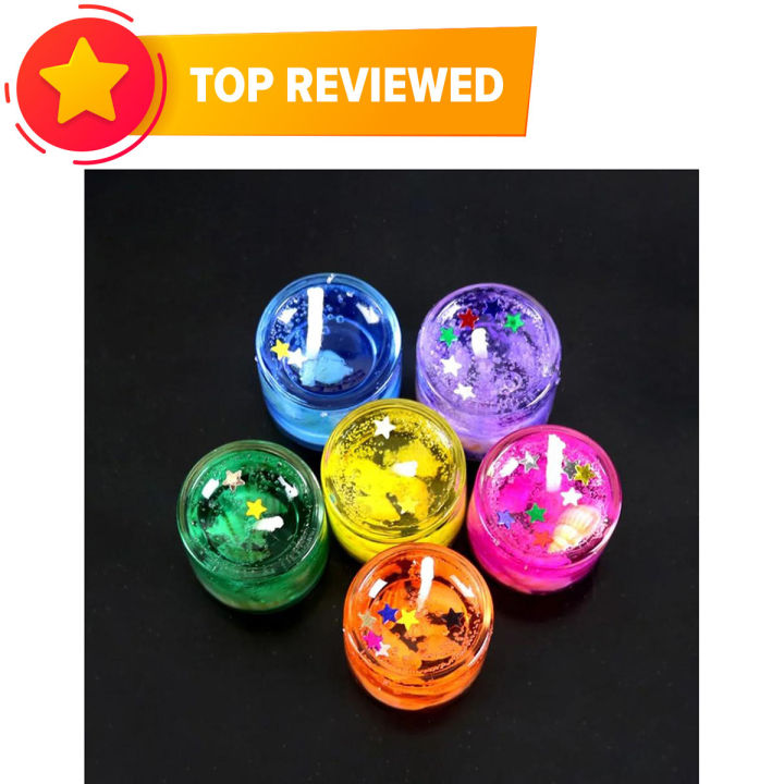 Jelly%20Wax%20Multi%206%20Pcs%20Candle%20-%20Multicolor%20-%20Image%203