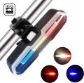 Bicycle Waterproof Usb Rechargeable Led Rear Tail Light ( Zh-1808) - Cycle Accessories - Cycle Accessories.