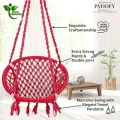 Premium Cotton Rope Swing/Jhula – Portable Indoor & Outdoor Swing for Adults & Kids, 100kg Capacity.