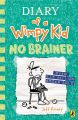 Diary Of A Wimpy Kid No Brainer (Paperback) yellow print Teens Books. 