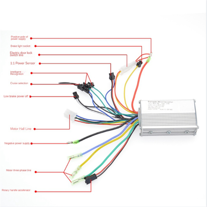24V-36V%20250W%20350W%20Universal%20Brushless%20Electric%20Bicycle%20Controller%20Brushless%20Speed%20Motor%20Controller%20E-Bike%20Scooter%20Parts%20-%20Image%205