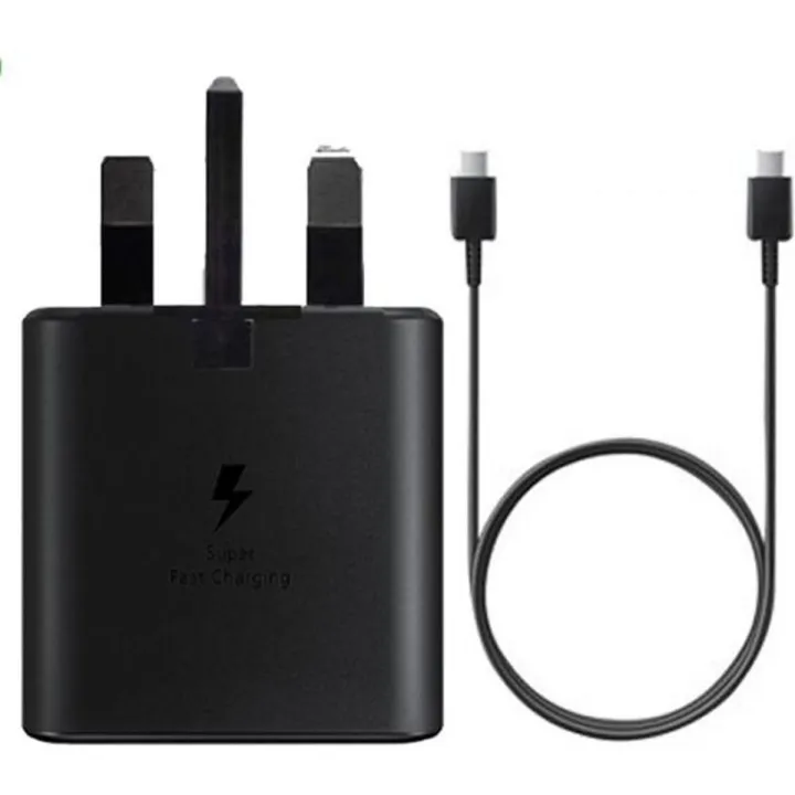 For Samsung Galaxy Note 10/ Note 10+/Note 9/Note 8 Super Fast Charger 25W USB PD Quick EU Travel Wall Charger with USB Type-C To Type-C Cable
