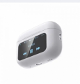 New Airpods A9 Pro Earbuds 2024 TWS In-Ear Earbuds ANC/ENC Wireless Earphones LED Touch Screen Noise Cancelling LED Alarm Clock.