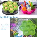 Reusable Food Grade Silicone Popsicle Molds Mini Ice Cream Molds DIY Baby Food Supplement Ice Cream Lolly Mold With 7 Colorful Sticks.