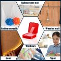 60pcs Reusable Double Sided Adhesive Tape with Box Traceless Sticky Gel Pads for DIY Craft Home Office Carpet Rug Couch Cushion. 