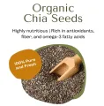 Premium Organic Chia Seeds 1kg - High in Omega-3, Fiber & Antioxidants, Ideal for Weight Management.