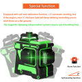 KOGEEK Multifunctional 3D 12 Lines Level Tool Vertical Horizontal Lines with Self-leveling Function.